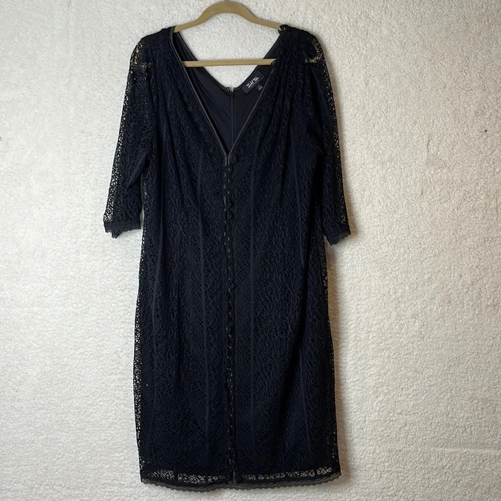 Isabel Toledo for Lane Bryant Womens Lace Dress Designer SIZE 22 PLUS SIZE